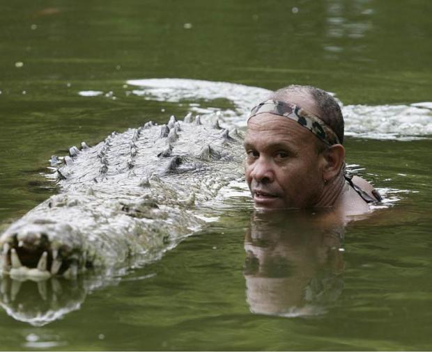 Man's Best Friend...A 17ft Long Pet Crocodile Photos